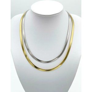 Herringbone Chain Stainless Steel – Unisex Necklace with 6mm width for everyday